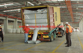 Китай вкладыш контейнера для перевозки сыпучих грузов 20ft сплетенный PP для смолаы PE, легкой нагрузки и разгржать поставщик