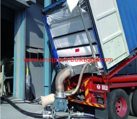 Китай Гибкие pp кладут вкладыши в мешки контейнера для навалочных грузов для 20' 40' контейнер ног поставщик